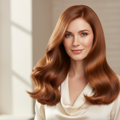 gepflegte haare frau